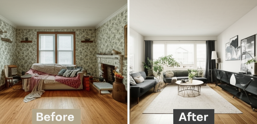 A beautifully completed Full Home Renovations by Gallery Renovation.